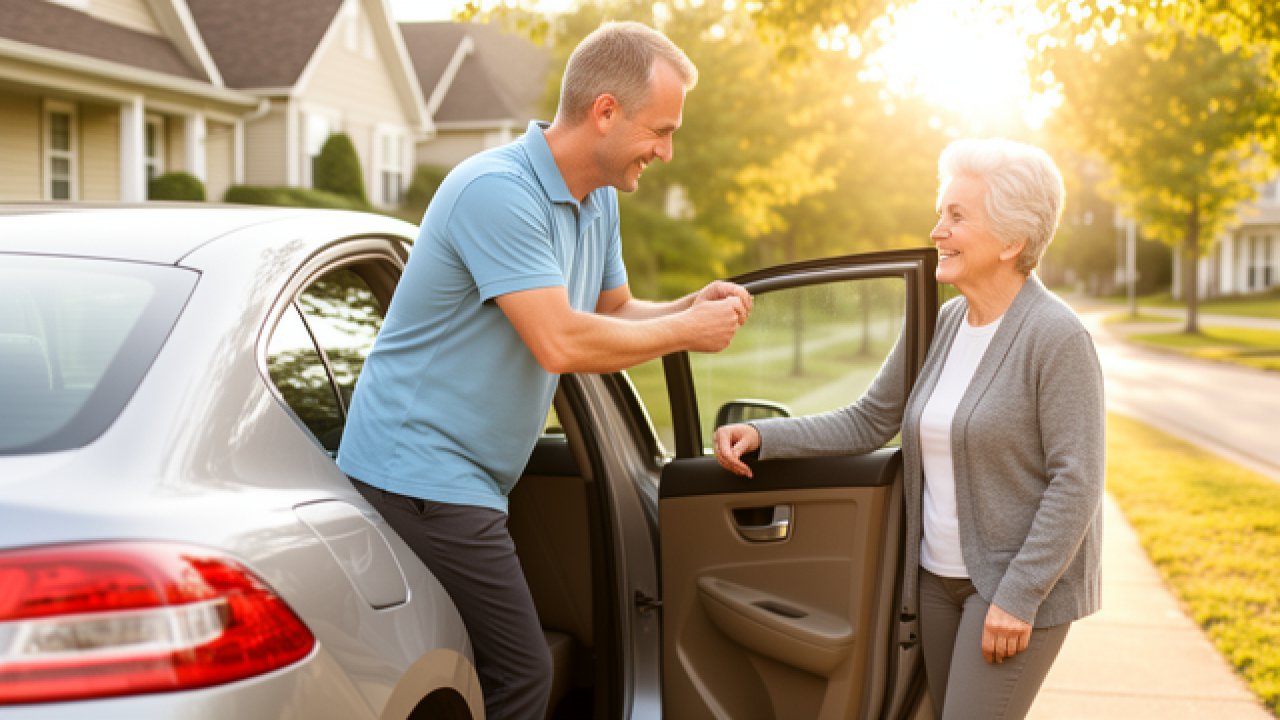 Accompagnement personnes âgées en voiture : le service à domicile qui redonne du souffle au quotidien