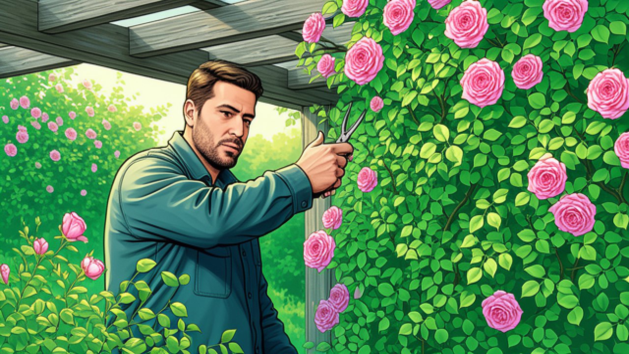 Taille des rosiers grimpants : quand et comment bien les tailler pour une floraison généreuse
